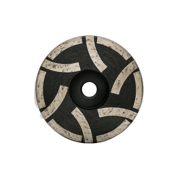 Cyclone Flat Resin Cup Wheel "Medium" - Direct Stone Tool Supply, Inc