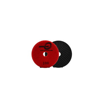 Cyclone Hurricane Polishing Pad 4" 100 Grit - Direct Stone Tool Supply, Inc