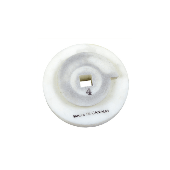 Abrasive Technology 4" Straight-Edge™ Wheel #4 - Direct Stone Tool Supply, Inc