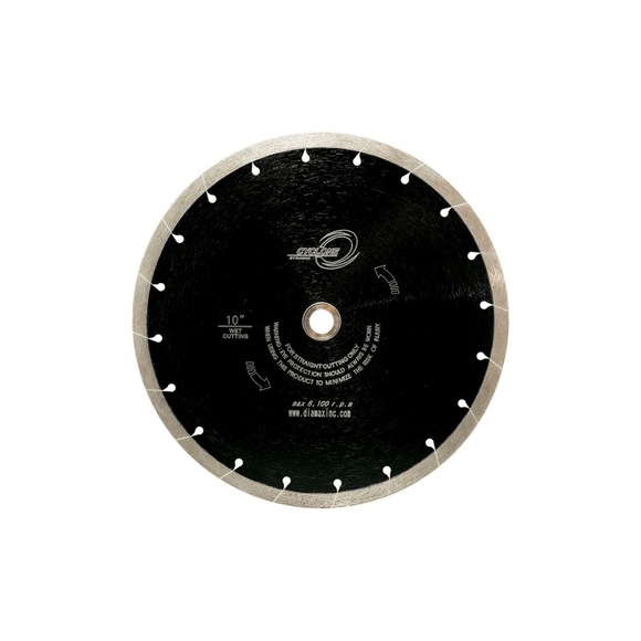 Cyclone Continuous Rim Blade 10" - Direct Stone Tool Supply, Inc