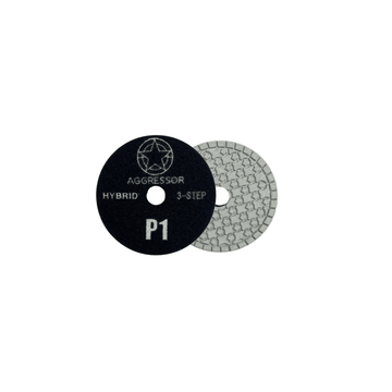 Aggressor 3-Step Star Pad #1 - Direct Stone Tool Supply, Inc