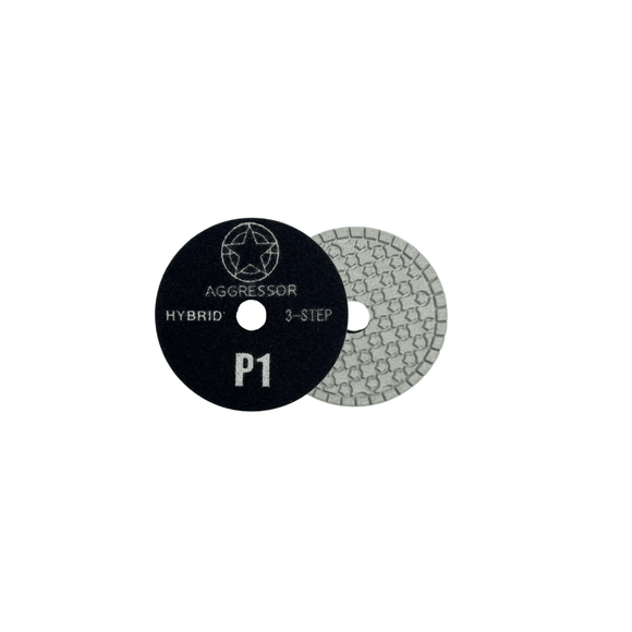 Aggressor 3-Step Star Pad #1 - Direct Stone Tool Supply, Inc