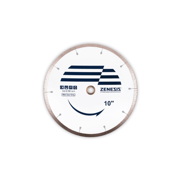 ZENESIS™ Continuous Rim Blade 10" - Direct Stone Tool Supply, Inc