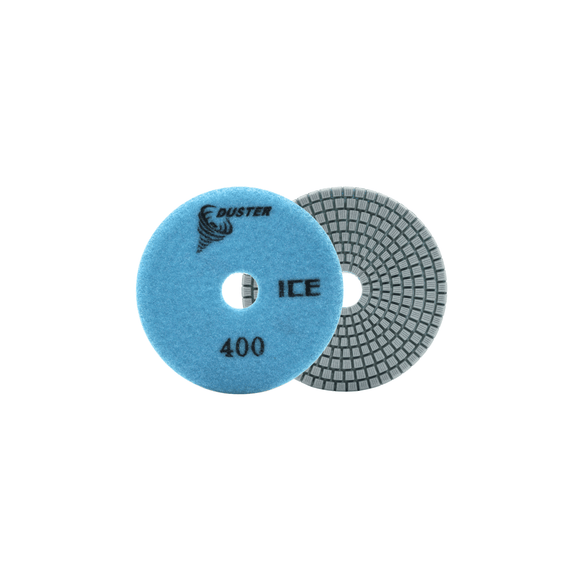 Duster Ice ES Polishing Pad 4" 400 Grit - Direct Stone Tool Supply, Inc