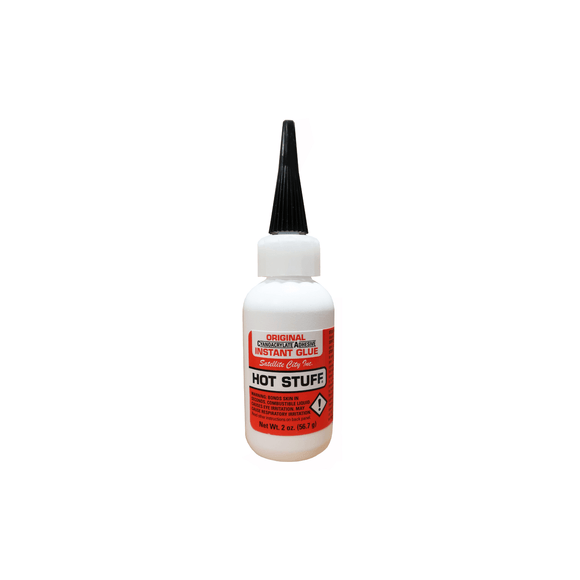 Satellite City HS-4 Hot Stuff 2oz Thin CA Glue - Direct Stone Tool Supply, Inc