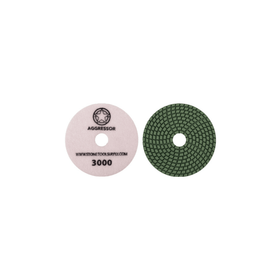 Aggressor 4" Wet Polishing Pad #3000 - Direct Stone Tool Supply, Inc