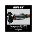 Makita GD0601 1/4" Die Grinder, with AC/DC Switch - Direct Stone Tool Supply, Inc