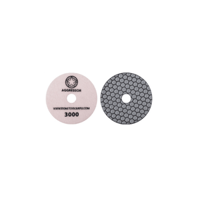 Aggressor 4" Dry Polishing Pad #3000 - Direct Stone Tool Supply, Inc