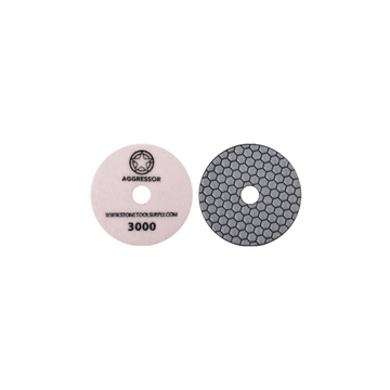 Aggressor 4" Dry Polishing Pad #3000 - Direct Stone Tool Supply, Inc