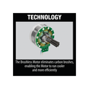 Makita XAG16Z 18V LXT® Lithium‑Ion Brushless Cordless 4‑1/2” / 5" Cut‑Off/Angle Grinder, with Electric Brake, Tool Only - Direct Stone Tool Supply, Inc