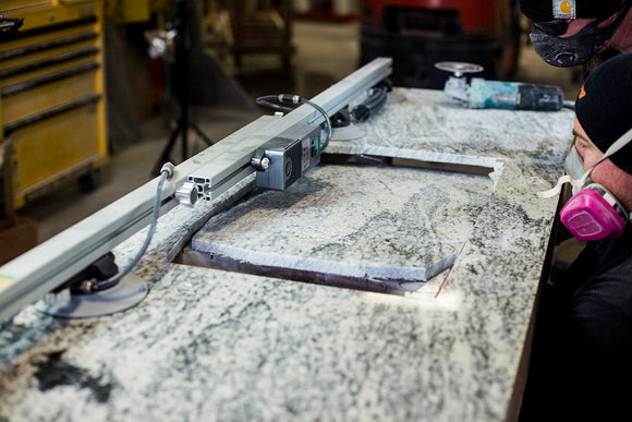 Omni Cubed Sink Hole Saver™ Slider Auto v6 - Direct Stone Tool Supply, Inc