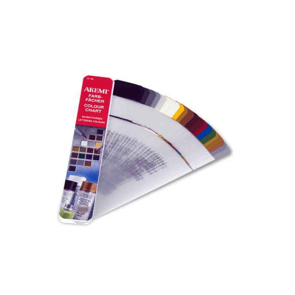 Akemi Color Fan Deck - Direct Stone Tool Supply, Inc