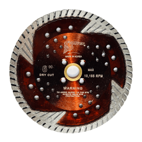 Duster 6" Super Premium Side Diamond Turbo Blade - Direct Stone Tool Supply, Inc