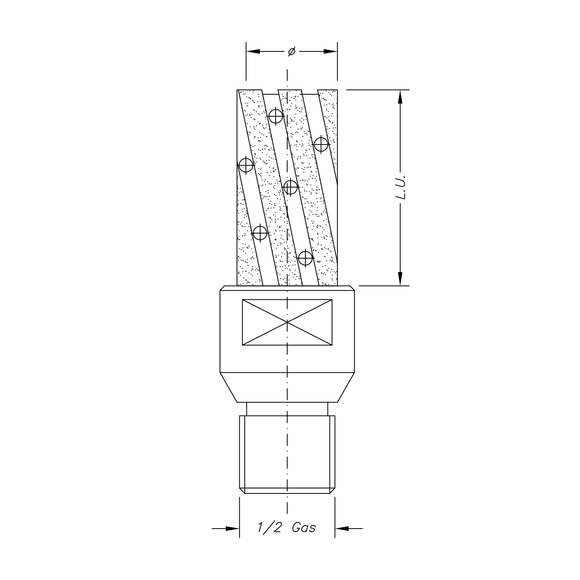 Marmoelettromeccanica Gold Line Finger-Bit (Universal) - Direct Stone Tool Supply, Inc