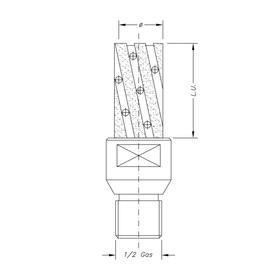 Marmoelettromeccanica SHS Finger-Bit (Universal) - Direct Stone Tool Supply, Inc