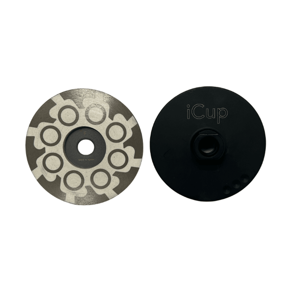 "iCUP" Premium Resin Filled Cup Wheel- Fine - Direct Stone Tool Supply, Inc